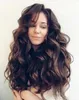 New European and American Fashion Trend Fluffy Long Curly Hair Temperamental Lady's Wig High Temperature Filified Head Cover