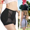 GUUDIA Mutandine contenitive imbottite da donna Enhancer Butt Lifter Body Shaper Sexy Mesh Shapewear Hip Pads Panty Shapers
