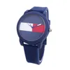 Cała kwarcowa bateria luksusowe zegarki dla mężczyzn silikonowy pasek 40 mm zegarek 20215541608