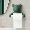 Wall Mounted Tissue Box Holder Decor Animal Head Status Tissue Paper Roll Toilet Tissue Holder for Wall Decor 210326