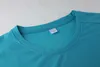 Hellblaue Lauftrikots, schnell trocknend, atmungsaktiv, Fitness-T-Shirt, Trainingskleidung, Fitnessstudio, Fußballtrikot, Sport-Shirts, Tops