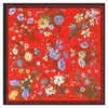 Halsdukar Lily Bouquet Flower Lady Simulation Silk Scarf Shawl Big Square Woman Spring Bag Floral Sunscreen Handduk 130 130CM2285