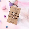 Link Chain R58E Friendship Card Armband Distance Relationship Christmas Birthday Present Fawn22