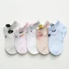 Baby Socks Newborn 5Pairslot Summer Mesh Thin Baby Socks for Girls Cotton Infant Casual Boy Girls Toddler Socks Cartoon 800 Y21311688