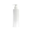 Plastique PET tout bouteille blanche pompe à vis vide cosmétique emballage rechargeable Contanier 200ml 250ml 300ml