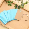 90 ark Portable Loose Leaf Notes Candy Color Ring Buckle Notepad Meddelande Graffiti Word Taggar Business DIY Mini Memo Pads