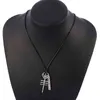 Punk 21 Twenty One Piloten Rock Band Skeleton Kettingen Hanger Koord BFF Best Vriend Ketting Voor Mannen Dames Muziek Hip Hop Sieraden G220310