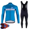 2021 Morvelo Team Mannen Fietsen Lange Mouwen Jersey Bib Broek Sets Factory Direct Sales Herfst MTB Fiets Outfits Fietskleding Sport Uniform Y21052502