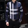 2021 Mens Shirt Luxurys Designers Menswear Casual bussiness Shirtsa Classic Man Dress Shirts Men Long Sleeve Brand Fashion Spring M-3XL#010