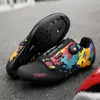 Chaussures de cyclisme sur route professionnelles pour hommes et femmes, baskets de vélo légères et autobloquantes, Sport d'équitation respirantes, chaussures de cyclisme