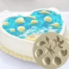 Shell Sea Fondant Mold Conch Shell Round Silicone Shell Baking Mold DIY Candy Cake Soap Jelly Sorbet Chocolate Mold