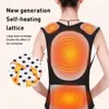 Back Support Tourmaline Self-heating Brace Belt Posture Corrector Spine Pain Relief Vest Shoulder Lumbar Correction