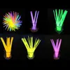 Décoration de fête 100pcs / Pack Fluorescence Light Glow Sticks Bracelets Colliers Néon pour mariage coloré Stick219N