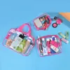 Duffel Bags 2021 Fashion 3pcs/lot Women Travel Sets Clear Transparent Toiletry Zip Pouch Plastic PVC Hand Shoulder Makeup