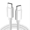 100W 5A 60W 3A snabb snabb laddning Dual USB C Typ C PD -kabel Höghastighetskablar för Samsung Galaxy S22 S23 Huawei LG Android -telefon