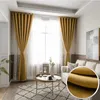 Modern Europe Style Blackout Curtain do Salonu Okno Sypialnia Zasłona Tkaniny Gotowe Made Made Draps Blinds Tendge 210712