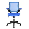 US-amerikanische Handelsmöbel-Möbel-Möbel-Task-Bürostuhl mit Flip-Up-Armen, Blau