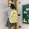 DCIMOR NYA KAWAII NYLON KVINNOR Ryggsäck Kvinnlig godis färgskydd mot stöldskytten Tonårsflickor School Bag Travel Mochila Y0804