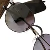 Luxury Designtitanium Round Solglasögon UV400 Retro-Vintage Silver Design för män Kvinnor 53-20-138 Fashion unisex bu BB Gradient Goggles Gold Silver Fullset Case