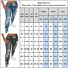 Women Drawstring Denim Long Pants Ripped Broken HolesSlim Fit Jeans Feminino Skinny Pockets Casual Full Length Pencil 210922