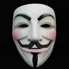 White V Mask Masquerade Mask Eyeliner Halloween Maschere a pieno facciale Puntelli per feste Vendetta Anonymous Movie Guy Masks DHS68