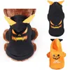 Hundkläder halloween hundar kostym valp hoodies pumpa doggie vinter kläder sweatshirt husdjur huva katt kattjackor djävul roll spela kläder liten a90