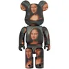 nuovo stile 400 28 cm bearbrick abs dipinti famosi moda orso chiaki figure giocattolo per collezionisti berbrick opera d'arte modello decorazione per
