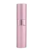 Portable 8ml rotary spray bottle anodized aluminum perfume bottles glass empty makeup perfumes stube GWE10618