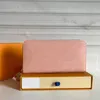 Women Long Zipper Standard Wallet Empreinte Leather 6 Colors Orange Pink Fushia Black Marine Red Inner Card Holders279f