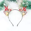Haarclips Barrettes Kerst Hoofdband Vrouwen Girl Clip Wild Go Out Year's Antler Hoofdtooi Cute Fairy Hairspin Accessoires