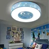 24W LED AC85-265V Moderne AcrylicMetal Plafonnier pour Chambre d'Enfants Salon Décor Lampe