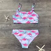 2 ~ 8 años niños niñas Bikini verano traje de baño estampado niños Bikinis Biquini Infantil traje de baño 210625