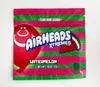 Gasheads xtremes airheads kwadratowe gummy cukierki edibles Mylar Bag 600 mg 3 boczne uszczelnienie cieplne zamek błyskawiczny
