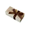 Square Kraft Paper Box Regalo Wrap Bowknot Cardboard Embalaje de Valentine039s Regalos de almacenamiento de dulces con cinta7379597