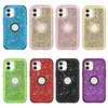 Glitter Electroplating 2in1 Diamond Android Mobile phone Cases Full Body Cover For iphone 6 7 8 11 12 Pro Max X XR Samsung s20 s21 note 20 S10