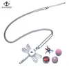 Pendant Necklaces RoyalBeier Vintage Argent Dragonfly Snap Buttons 5pcs/Lot Fit 18mm Snaps DIY Necklace For Charms Women Jewelry