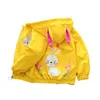 Autumn Waterproof Coat For Girl Baby Trench Kids Girls Jacket Infant Boys Child Fashion Clothes Hooded Outerwear 1-6 Y 211204