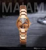 Amantes Gold Watch Fashion Quartz Rous Watches Men Casual and Women Dress Clockunisex Luminous Couple Watch Awaterproppers5038741