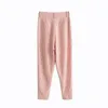 Femmes Sweet Pink Plaid Pantalon plissé droit Poches Design Casual Longueur de la cheville Zipper Fly Chic Pantalon Pantalon Mujer 210430