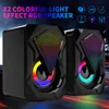 Computer Surround Sound System LED S GAMING DIEP BASS USB Bedraad Speaker Laptop PC Theater TV AUX 3,5 mm