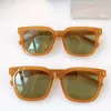 Тыква оранжевые ретро солнцезащитные очки старинные квадратные карамельные рамки UV400 знаменитые темпераментные женщины мода горячие солнцезащитные очки