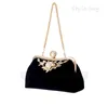 Portable Handbags & Purses Women's Wedding Diamond Inlaid Dinner Chain Fashion Handbag Bride's Bags With Diamonds