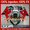 Injectievorm voor Suzuki GSXR 600 750 CC GSXR600 K1 01-03 Body 37NO.137 GSXR750 GSXR-750 600CC 750CC 2001 2002 2003 GSXR-600 GSX-R750 01 02 03 OEM Fairing White Glossy