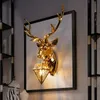 Nordic Antler Wall Lamp Modern Wall Lamps Deer Lamp for Bedroom Buckhorn Kitchen Wall Lights for Home Decor Soconces 210724