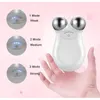 V em forma de levantamento rosto elétrico rolo facial microcorrente massagem massageador portátil device3918998