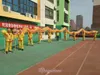 Storlek 5 # 10m 8 Studenter Silktyg Dragon Dance Parade utomhusspel Living Decor Folk Mascot Costume China Special Culture Holida253U