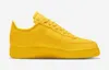 2021 MCA Authentic Low 1 University Gold Outdoor Shoes Off Blue 07 Volt White Black Chicago UUC Sports Sneakers with Original Box