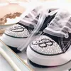 Athletic & Outdoor Customized Your Name Original Kid Shoes Sparkle Rhinestone Baby Girl Handmade Gift Crystal Canvas Flats Sneakers