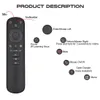 G50S Google Voice Air Remote Mouse Giroscopio Smart Android Tv Telecomando universale 2.4G USB Wireless IR per Youtube