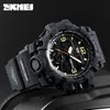 SKMEI Luxe Denim Stijl Sport Horloges Mannen Mode Digitale Quartz Horloge Waterdichte Casual Militaire Polshorloge Klok Relogio X0524